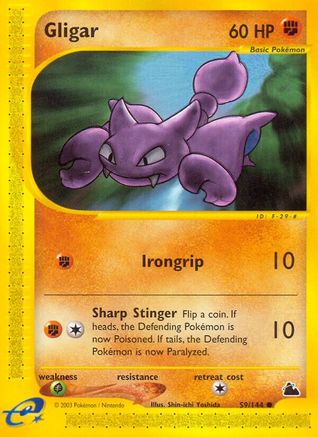 Gligar 59/144 - Skyridge Reverse Holofoil