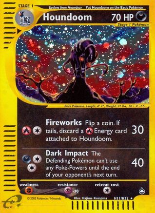 Houndoom (H11) H11/147 - Aquapolis Holofoil