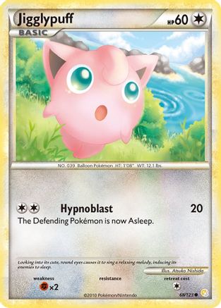 Jigglypuff 68/123 - HeartGold SoulSilver Reverse Holofoil