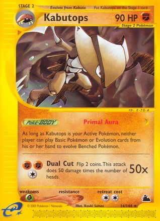 Kabutops (14) 14/144 - Skyridge