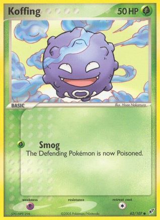 Koffing 62/107 - Deoxys Reverse Holofoil