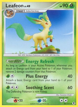 Leafeon 45/111 - Rising Rivals Reverse Holofoil