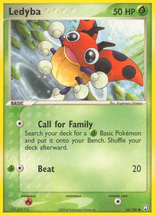 Ledyba 64/109 - Team Rocket Returns
