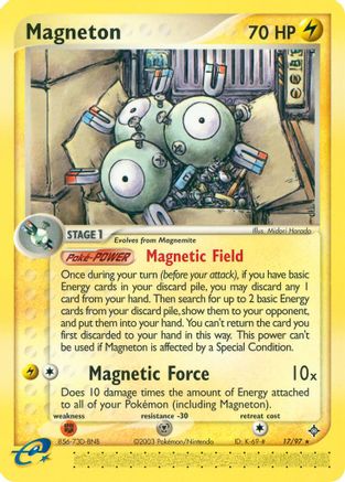 Magneton - 17/97 17/97 - Dragon Reverse Holofoil
