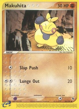 Makuhita - 56109 56/109 - Ruby and Sapphire Reverse Holofoil