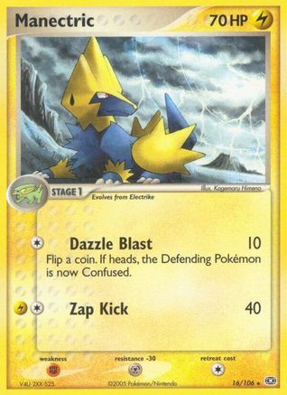 Manectric - 016/106 16/106 - Emerald Reverse Holofoil