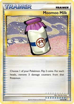 Moomoo Milk 94/123 - HeartGold SoulSilver Reverse Holofoil