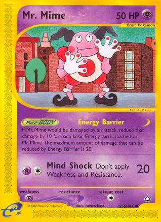 Mr. Mime (95a) 95/147 - Aquapolis Reverse Holofoil