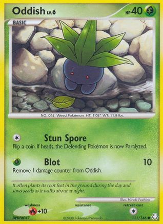 Oddish (111) 111/146 - Legends Awakened Reverse Holofoil