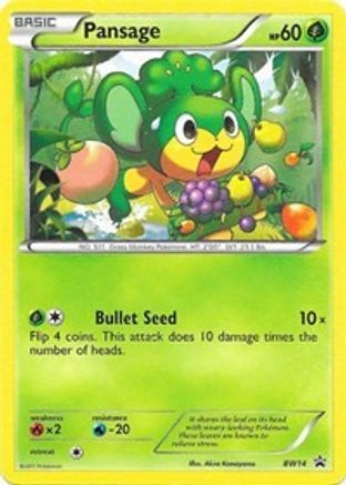 Pansage - BW14 BW14/101 - Black and White Promos Holofoil