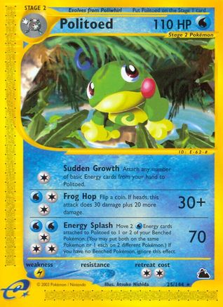 Politoed (25) 25/144 - Skyridge