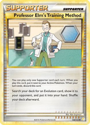 Professor Elm's Training Method 100/123 - HeartGold SoulSilver