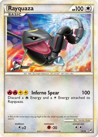 Rayquaza (Shiny) SL10/95 - Call of Legends Holofoil