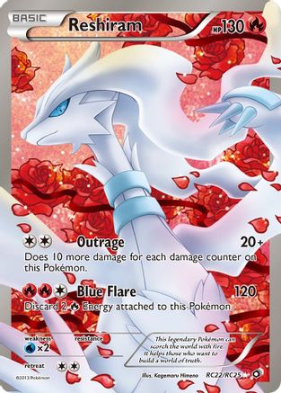 Reshiram (Full Art) RC22/113 - Legendary Treasures Radiant Collection Holofoil