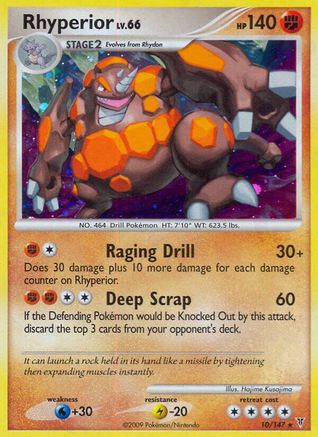 Rhyperior 10/147 - Supreme Victors Reverse Holofoil