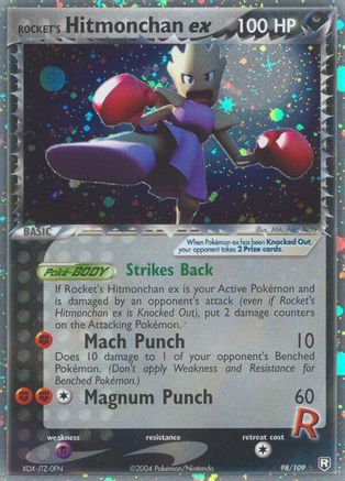 Rocket's Hitmonchan ex 98/109 - Team Rocket Returns