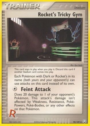 Rocket's Tricky Gym 90/109 - Team Rocket Returns Reverse Holofoil