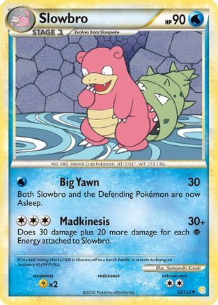 Slowbro 52/123 - HeartGold SoulSilver