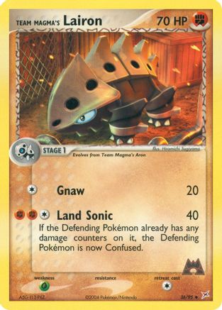 Team Magma's Lairon - 36/95 36/95 - Team Magma vs Team Aqua