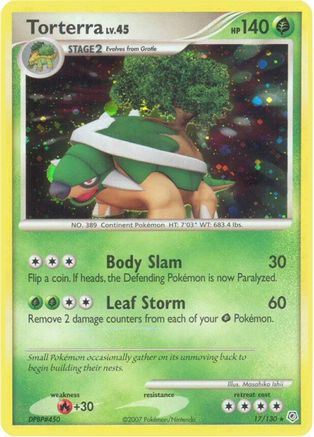 Torterra 17/130 - Diamond and Pearl Holofoil