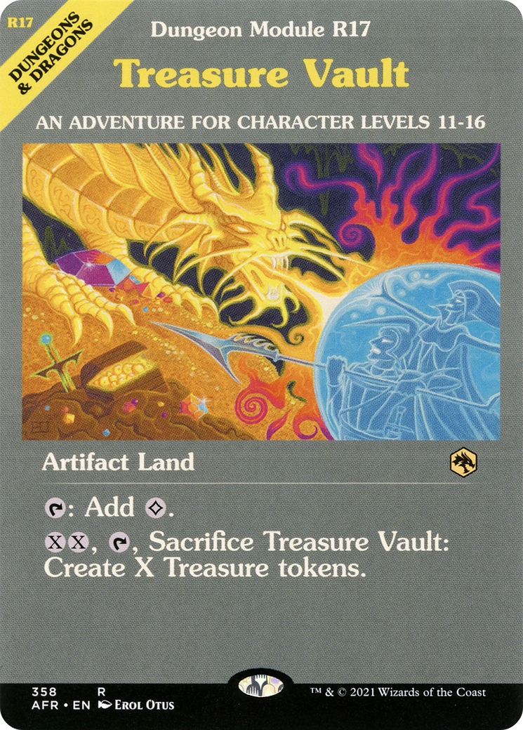Treasure Vault (Dungeon Module) (AFR-358) - Adventures in the Forgotten Realms: (Showcase)