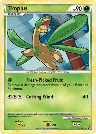 Tropius 22/90 - Undaunted Reverse Holofoil