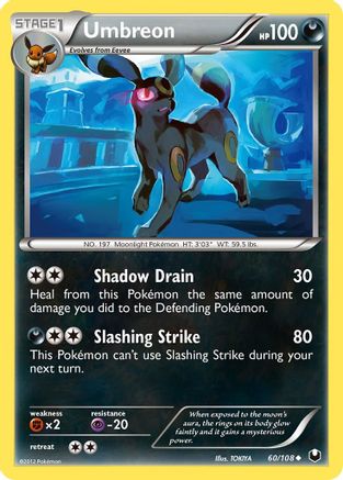 Umbreon (60) 60/108 - Dark Explorers