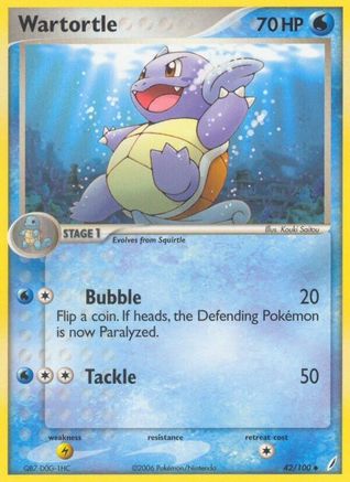 Wartortle - 042/100 42/100 - Crystal Guardians