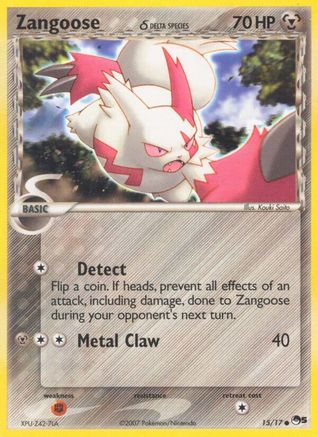 Zangoose (Delta Species) 15/17 - POP Series 5 Holofoil