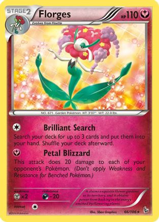 Florges 66/106 - XY Flashfire Holofoil