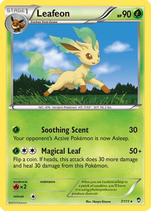 Leafeon 7/111 - XY Furious Fists