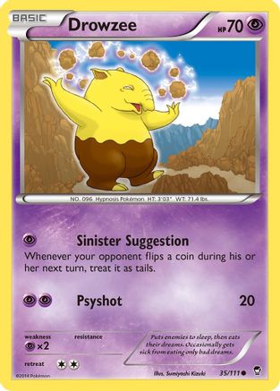 Drowzee 35/111 - XY Furious Fists Reverse Holofoil