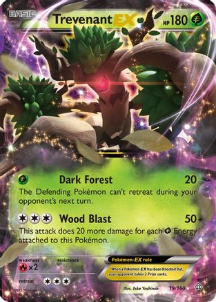 Trevenant EX 19/160 - XY Primal Clash Holofoil