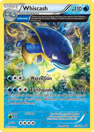 Whiscash (Alpha) 41/160 - XY Primal Clash