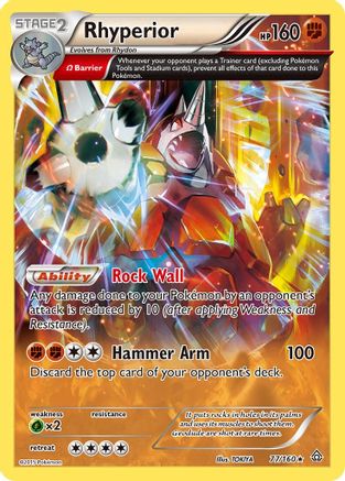 Rhyperior (Omega) 77/160 - XY Primal Clash Reverse Holofoil