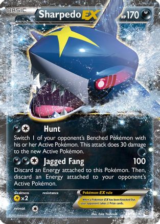 Sharpedo EX 91/160 - XY Primal Clash Holofoil