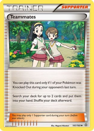 Teammates 141/160 - XY Primal Clash Reverse Holofoil
