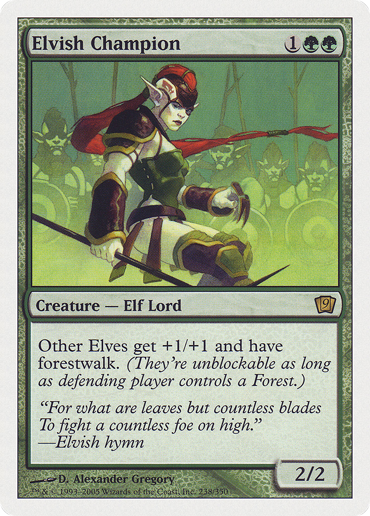 Elvish Champion (9ED-) - 9th Edition Foil