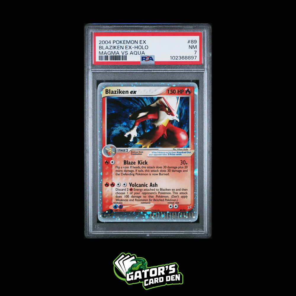 PSA 7 - Blaziken EX - Pokemon Team Magma vs Team Aqua