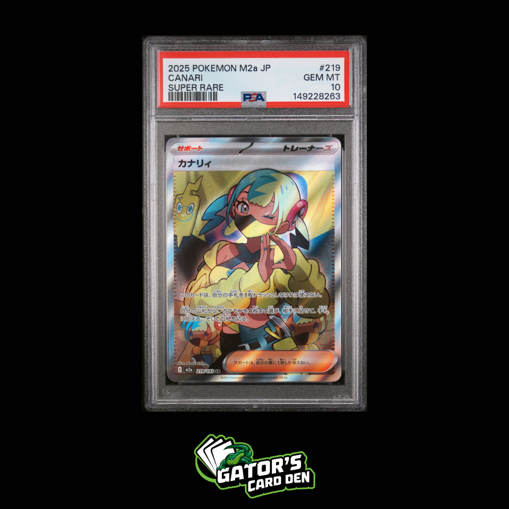PSA 10 - Canari Full Art #219 - Pokemon Japanese Mega Dream