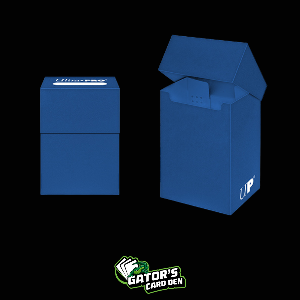 Ultra Pro Solid Color Deck Box 80+ Blue