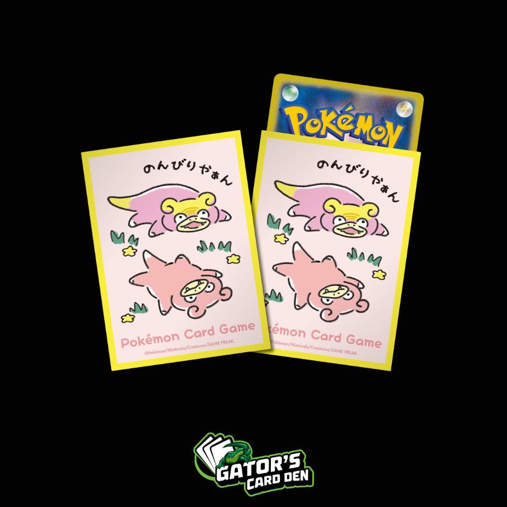 Pokemon Center Japan Exclusive Card Sleeves - Dondon Donkan Yan? (Yellow) (64 Pack)