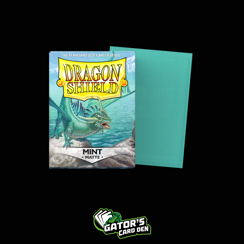 Dragon Shield: Mint Standard Matte Sleeves (Box Of 100)