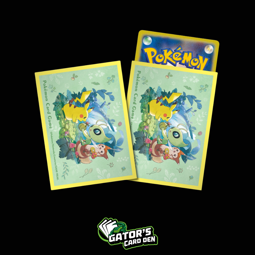 Pokemon TCG: Pokemon Center Japan Exclusive Card Sleeves - Forest Gift (64-Pack)