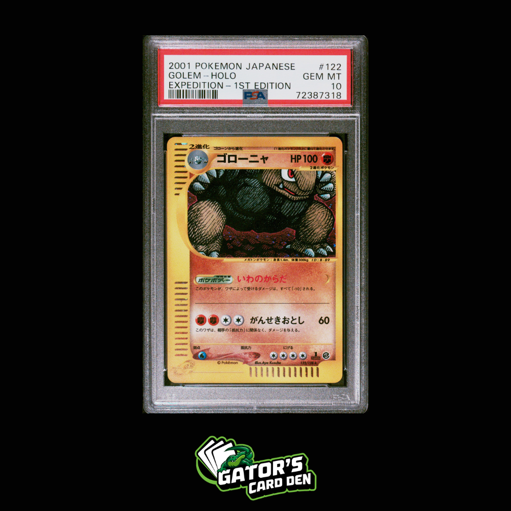 Golem Holo 1st Edition #122 - Pokemon Japanese Expedition