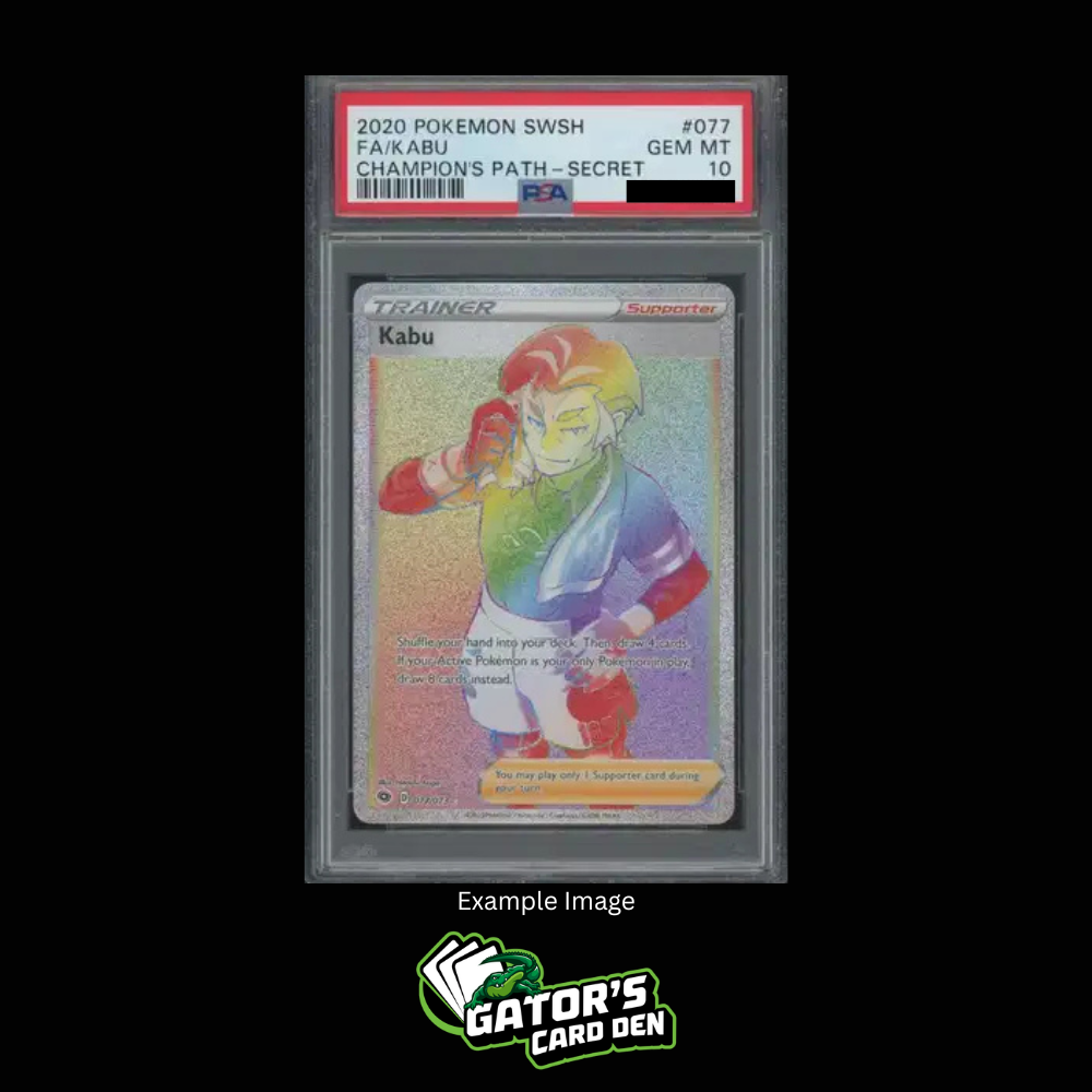 Kabu Secret Rare Rainbow #077 - Pokemon Sword & Shield Champions Path (Damaged)