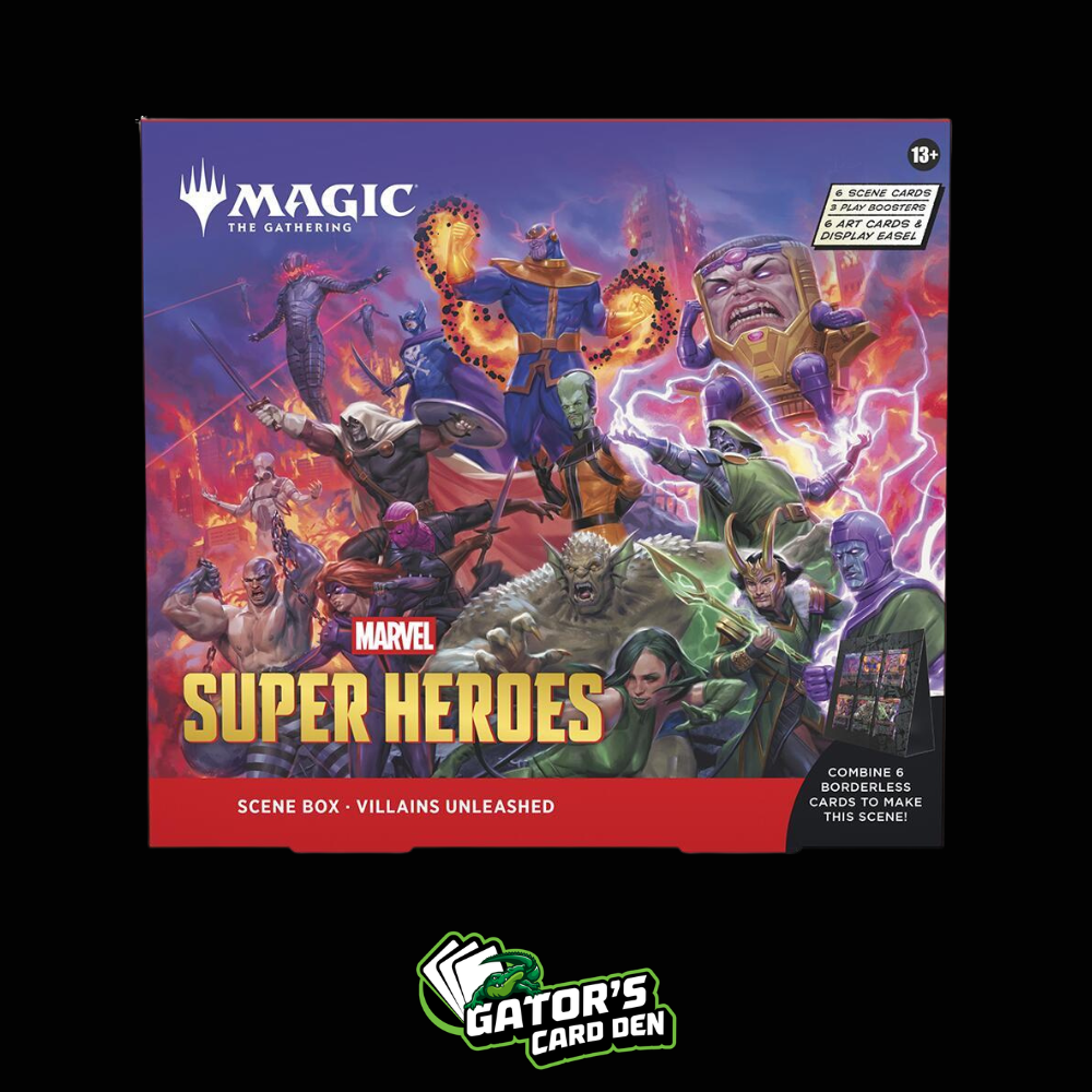 Magic The Gathering - Marvel Super Heroes Villains Unleashed Scene Box