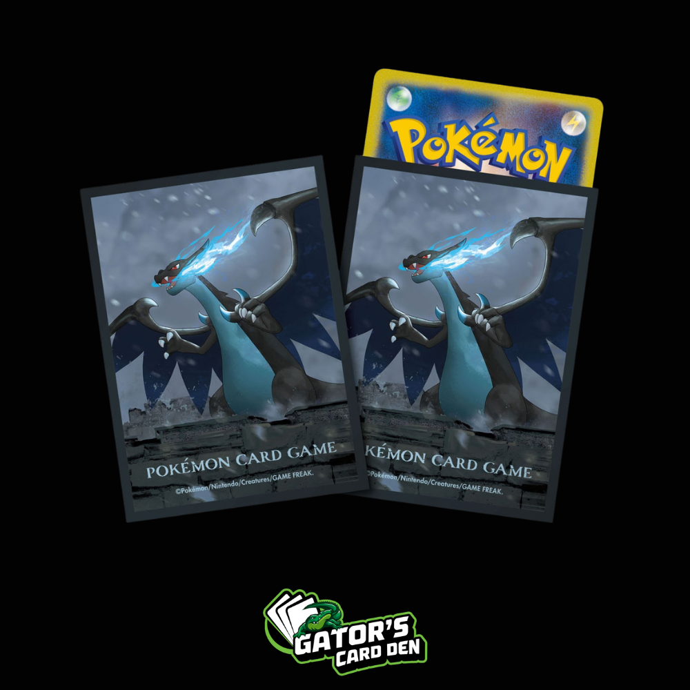 Pokemon TCG: Pokemon Center Japan Exclusive Card Sleeves - Mega Charizard X (64-Pack)