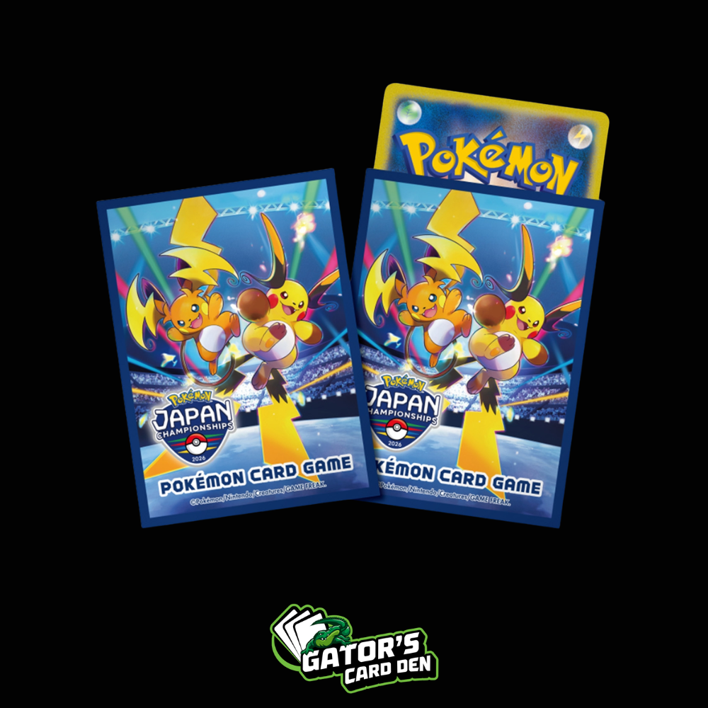 Pokemon TCG: Pokemon Center Japan Exclusive Card Sleeves - PJCS 2026 Mega Raichu (64-Pack)