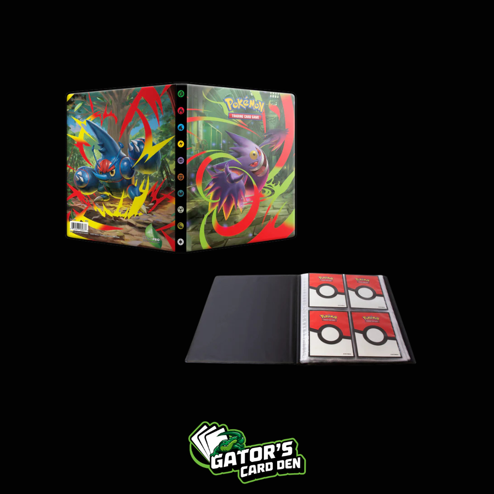 Ultra Pro Portfolio Pokemon Phantasmal Flames Gengar 4 Pocket Binder